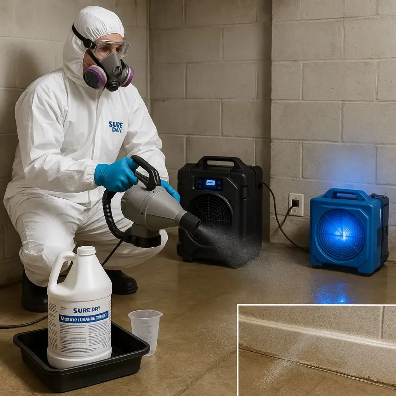 Sanitization and Odor Removal process in Onion Creek, TX